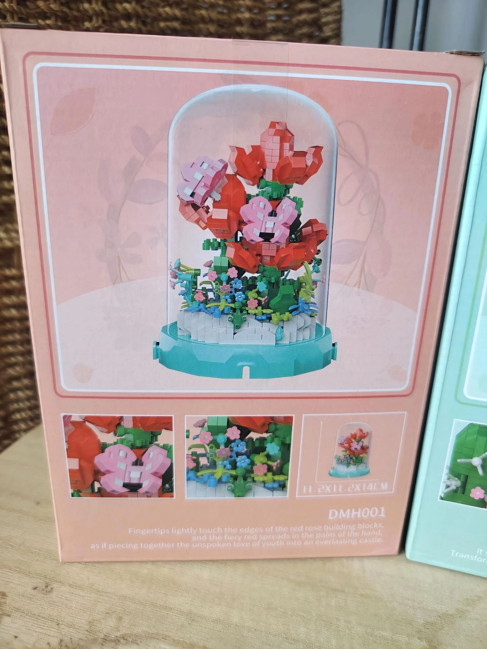 Jeux de construction en brick fleurs sous cloche – photo 6